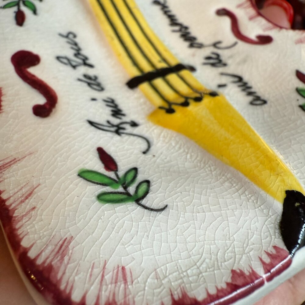 Vintage Violin Trinket Box Made in England "Freind of all/Freind of no one" - Picture 14 of 17